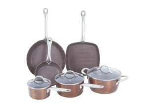 MAXIMUS FORGED ALUMINUM COOKWARE 9pc SET