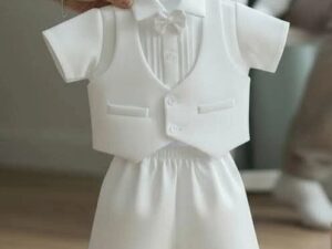 Baby Boy Christening Suit 3pc