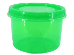 Round Plastic Bowl with Cover