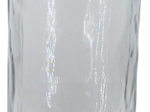 Decorative Cylindrical Glass Vase (11.5"×4.5")