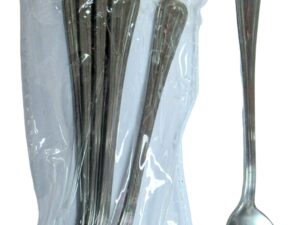 6pc Stainless Steel Teaspoons (5.5"×1")