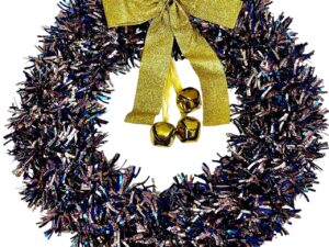 Tinsel Christmas Wreath 24"