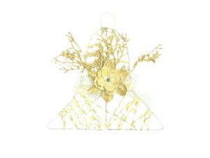 Gold Wired Hanging Decoration