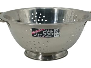 555 Stainless Steel Collander with Double Handles