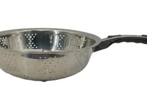 Aluminium Collander with Black Handle