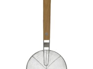 Wooden Handle Fry Spoon/Basket