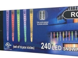 LED 240 Snowing Multi Coloured Light with Remote Control