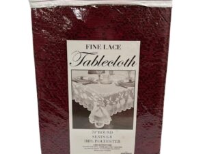 70" Round Lace Tablecloth