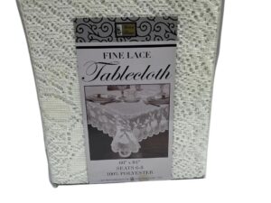 Lace Fabric Tablecloth 60"×84"