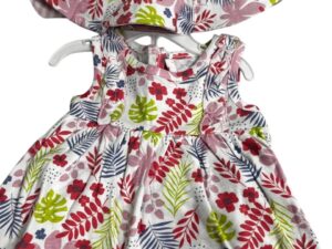 Baby Dress with Knicker &  Reversible Hat