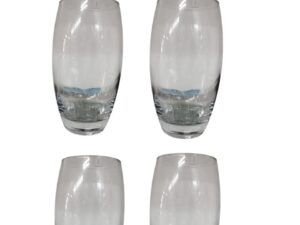 4pc Glass Set Cooler 17oz