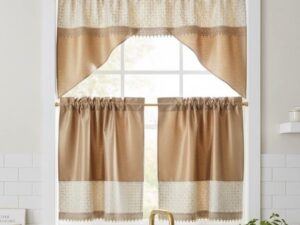 Macrame Kitchen Curtain Set