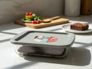 Marinex Glass Baking Dish with Plastic Cover