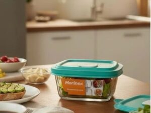 Marinex Glass Bowl with Plastic Cover
