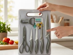 Baker's Secret 7pc Kitchen Knife Set