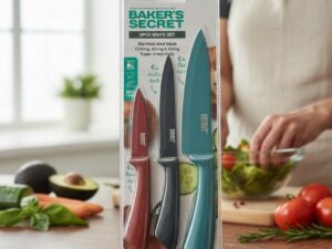 Baker's Secret 3pc Knife Set