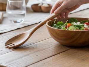Baker's Secret Wooden Salad Spoon
